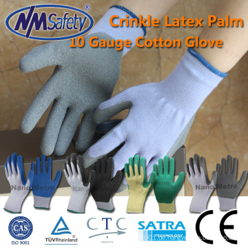 NMSAFETY Palm beschichtete Latex-Handschuh-Tauchmaschine